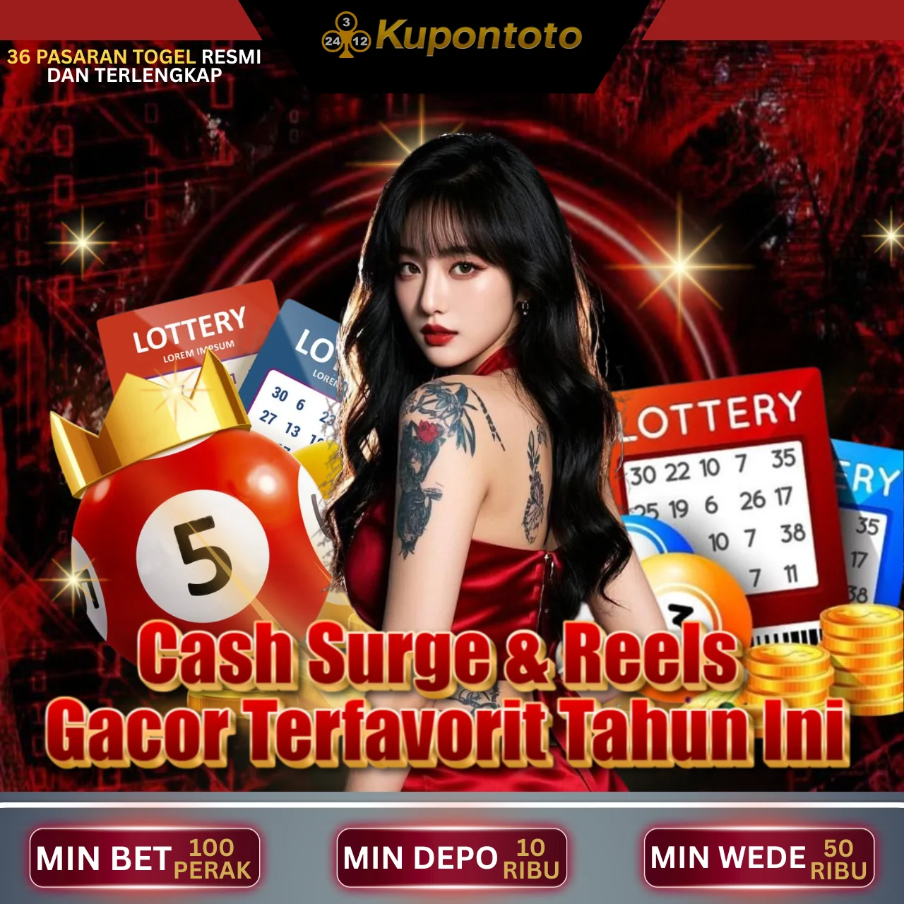 Kupontoto > Cash Surge & Reels Gacor Terfavorit Tahun Ini